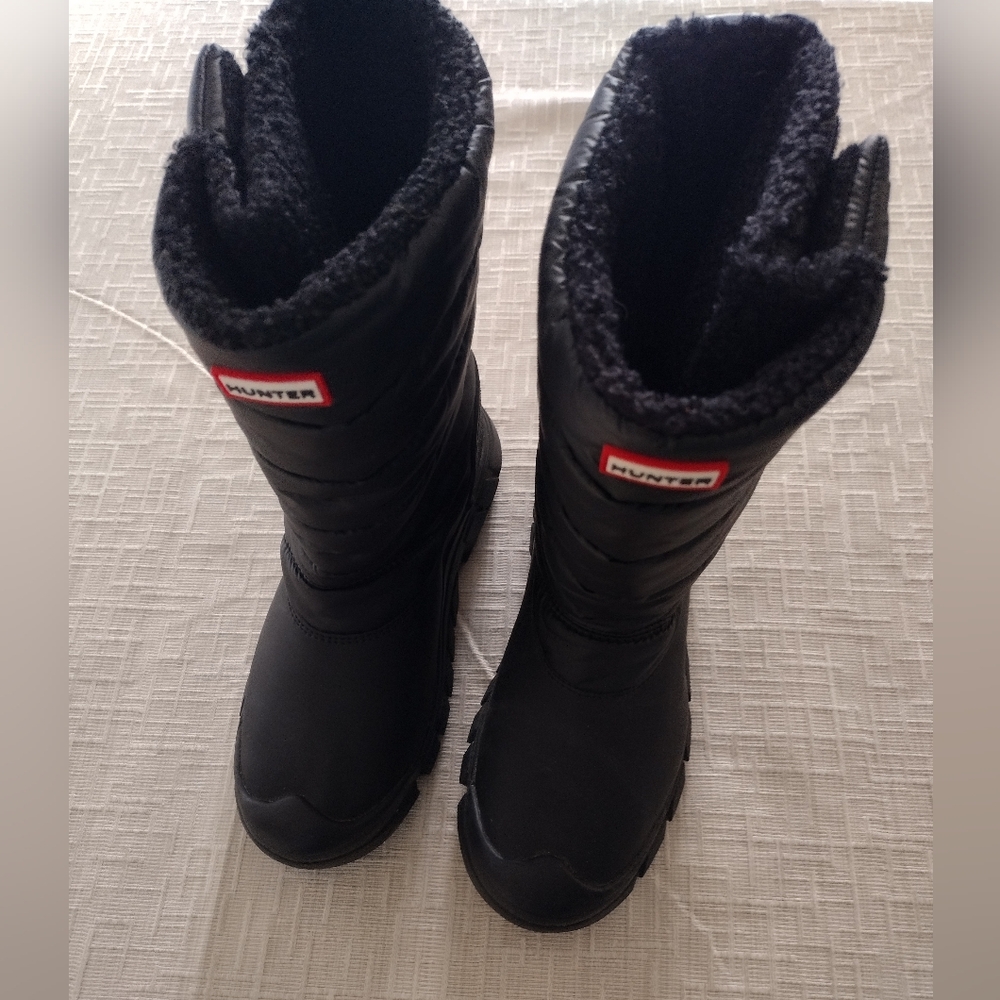 Hunter Black Kids Rain & Snow Boots